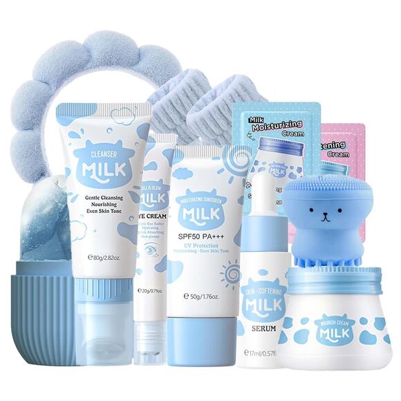Branded Other - Milk Skin Care for Kids 10-12 Gifts - Milk Skincare Set, Daily Skin Care R